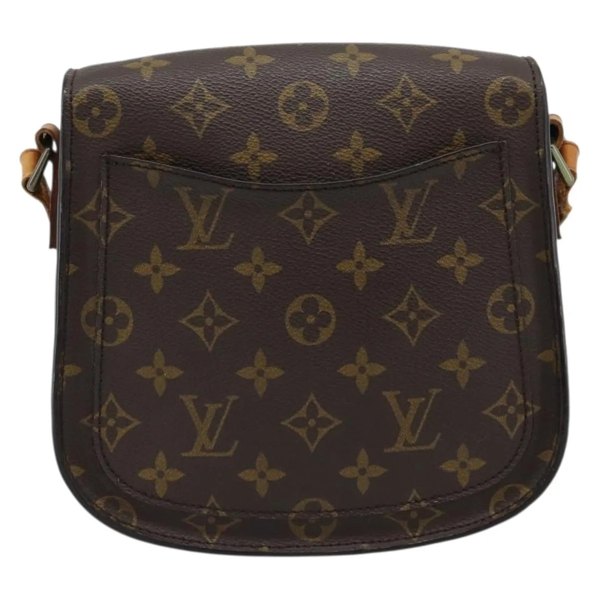Louis Vuitton Saint Cloud Monogram Canvas Brown Canvas Shoulder Bag Bag (Pre-Owned)