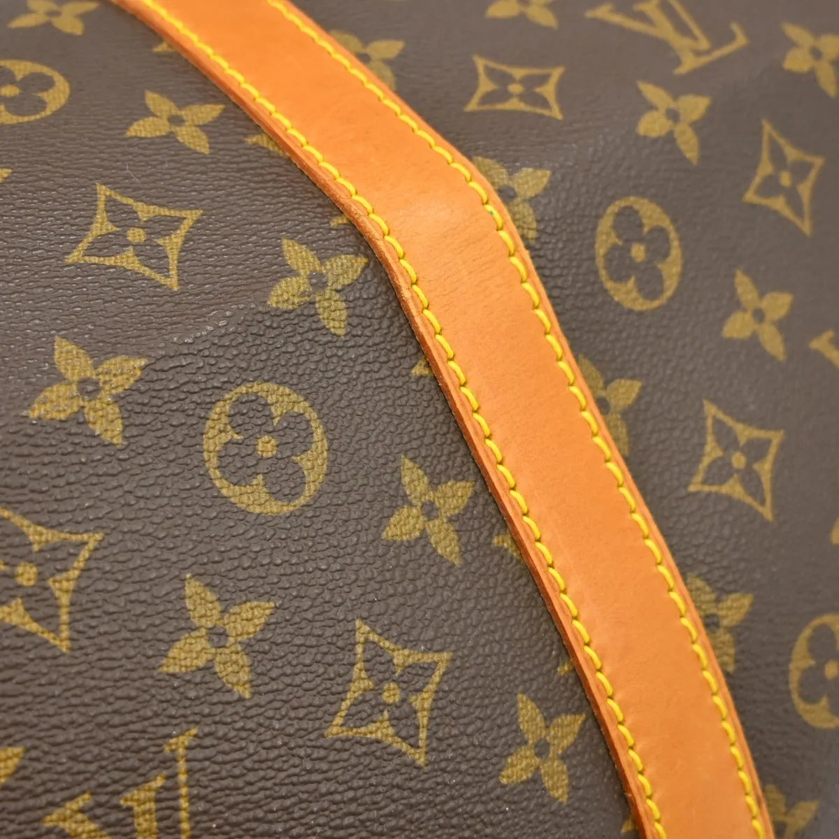 Louis Vuitton Keepall Monogram Canvas Brown Canvas Travel Bag Bag (Pre-Owned)