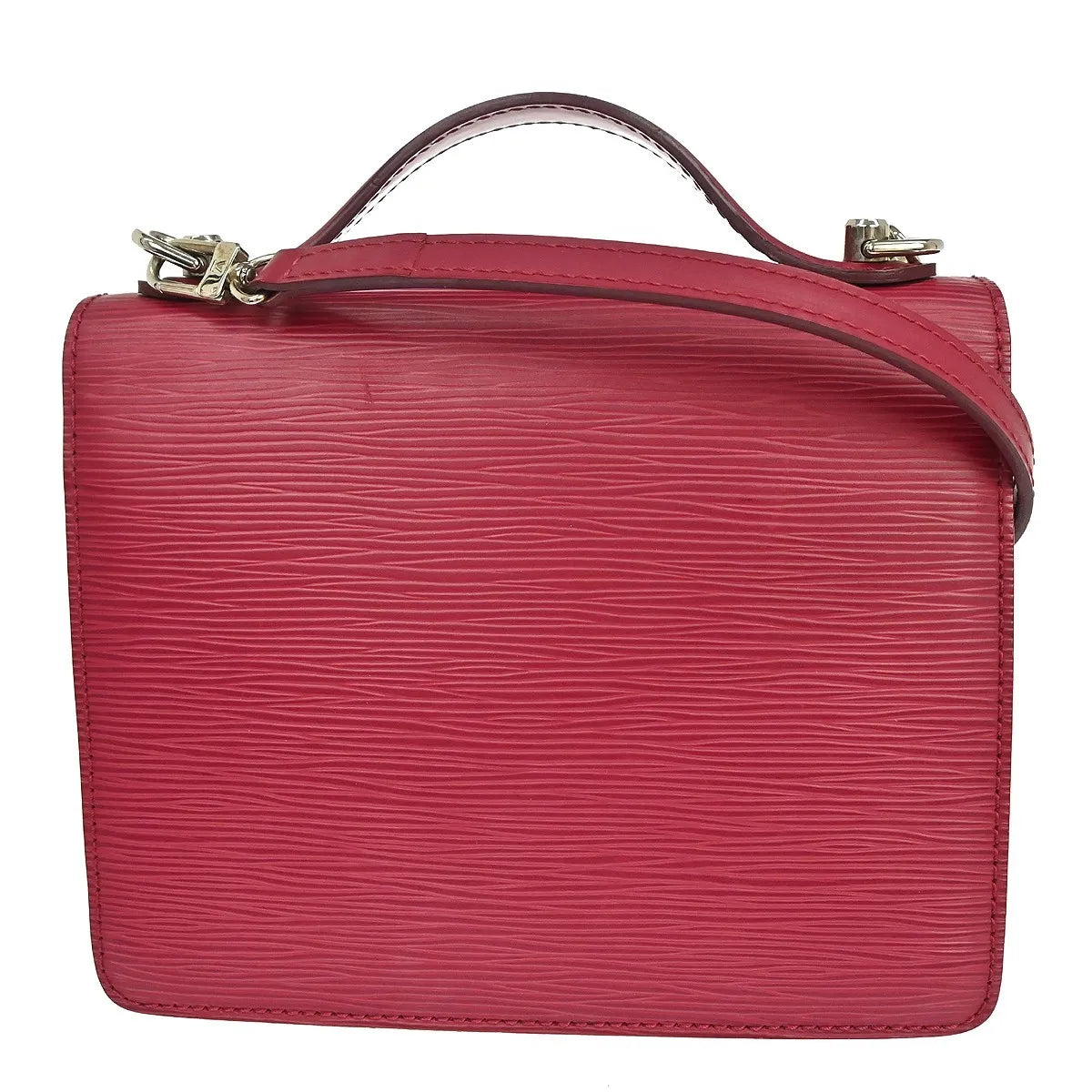 Louis Vuitton Monceau Epi Pink Leather Handbag (Pre-Owned)