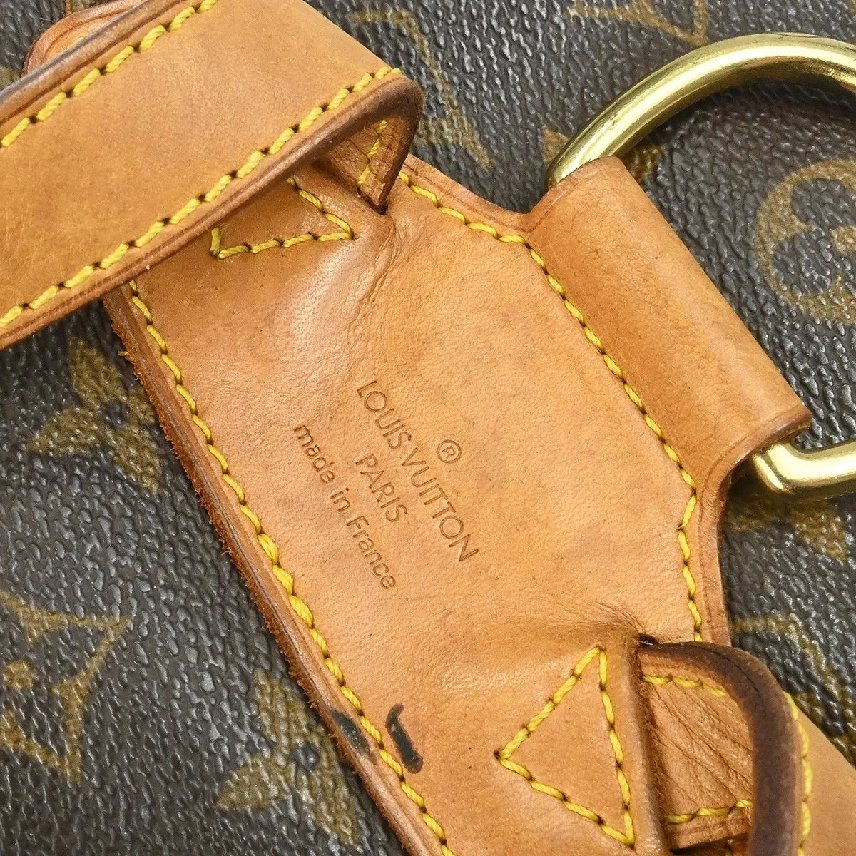 Louis Vuitton Vintage Montsouris Monogram Canvas Brown Canvas Backpack Bag (Pre-Owned)