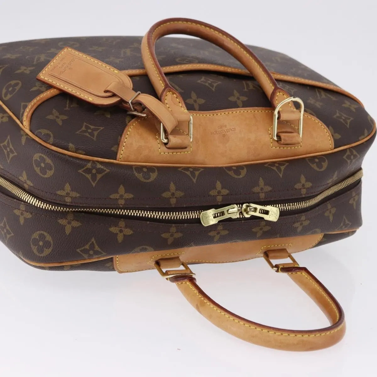 Louis Vuitton Deauville Monogram Brown Canvas Handbag (Pre-Owned)