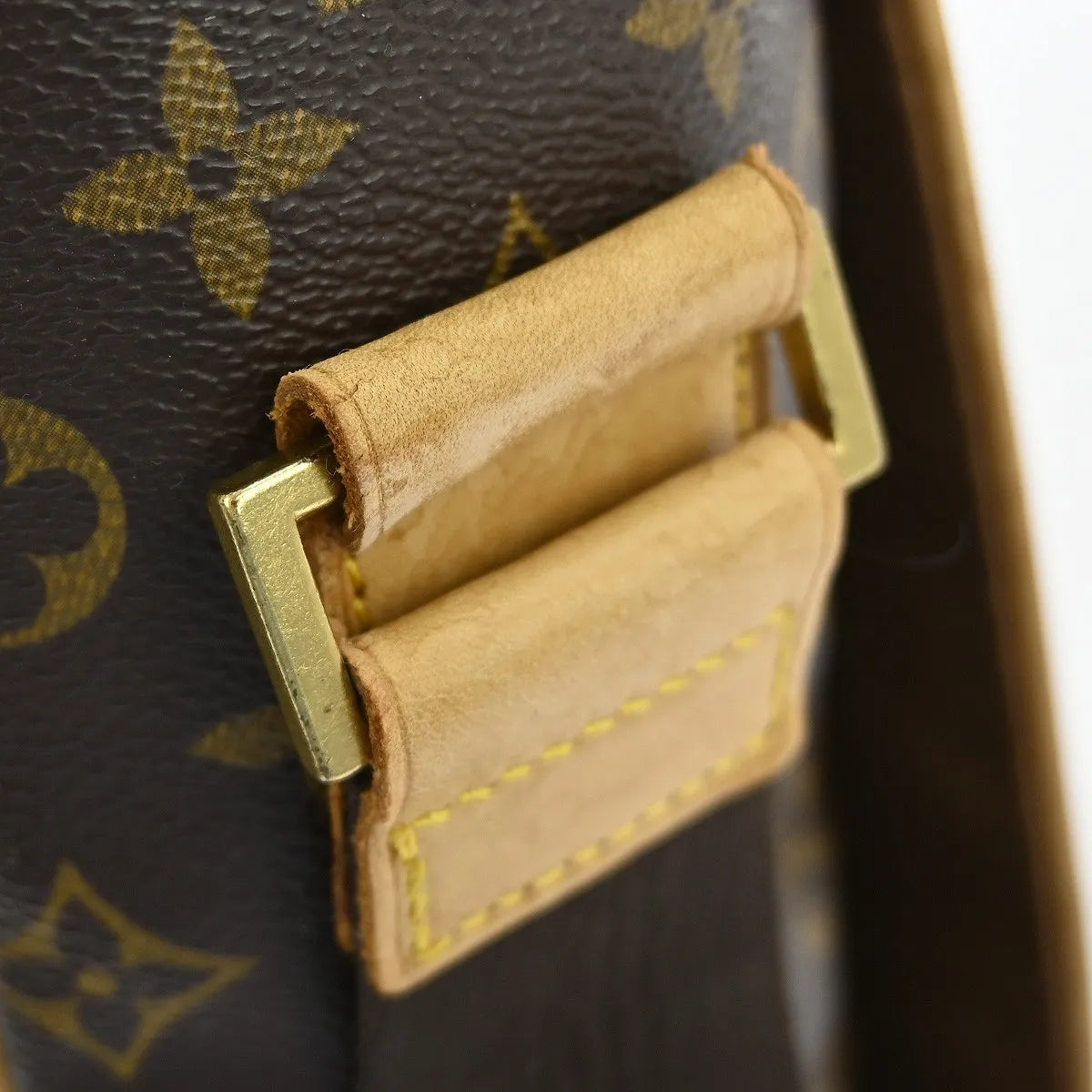 Louis Vuitton Abbesses Messenger Bag Monogram Canvas Brown Canvas Shoulder Bag Bag (Pre-Owned)