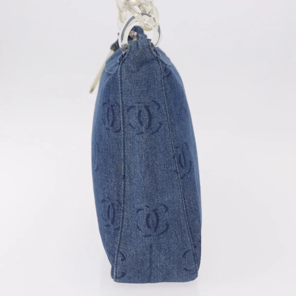 Chanel Cc Shoulder Bag Denim Blue Denim_Jeans Shoulder Bag Bag (Pre-Owned)