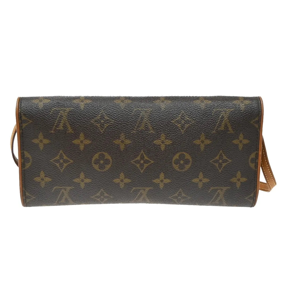 Louis Vuitton Twin Monogram Brown Canvas Clutche & Pouche Bag (Pre-Owned)