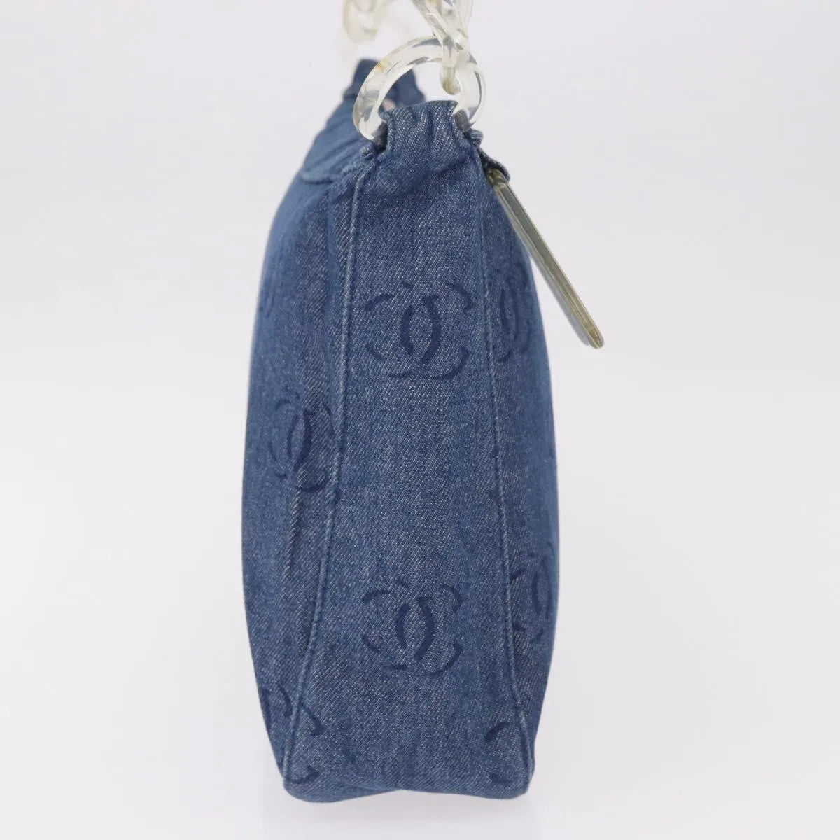 Chanel Cc Shoulder Bag Denim Blue Denim_Jeans Shoulder Bag Bag (Pre-Owned)