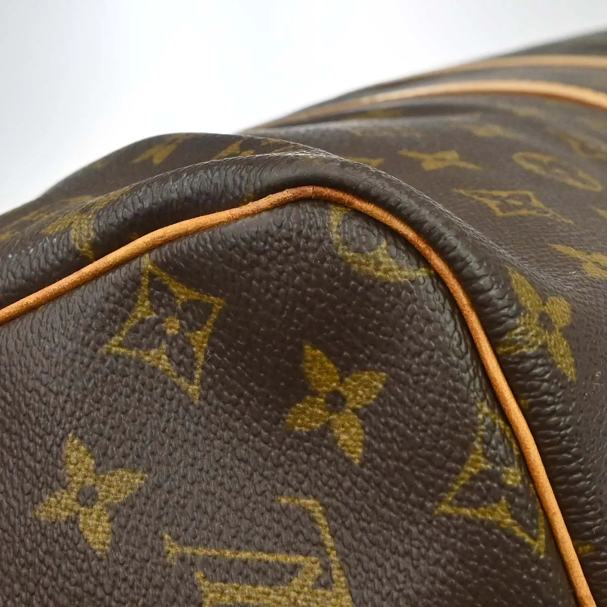 Louis Vuitton Keepall Monogram Canvas Brown Canvas Travel Bag Bag (Pre-Owned)