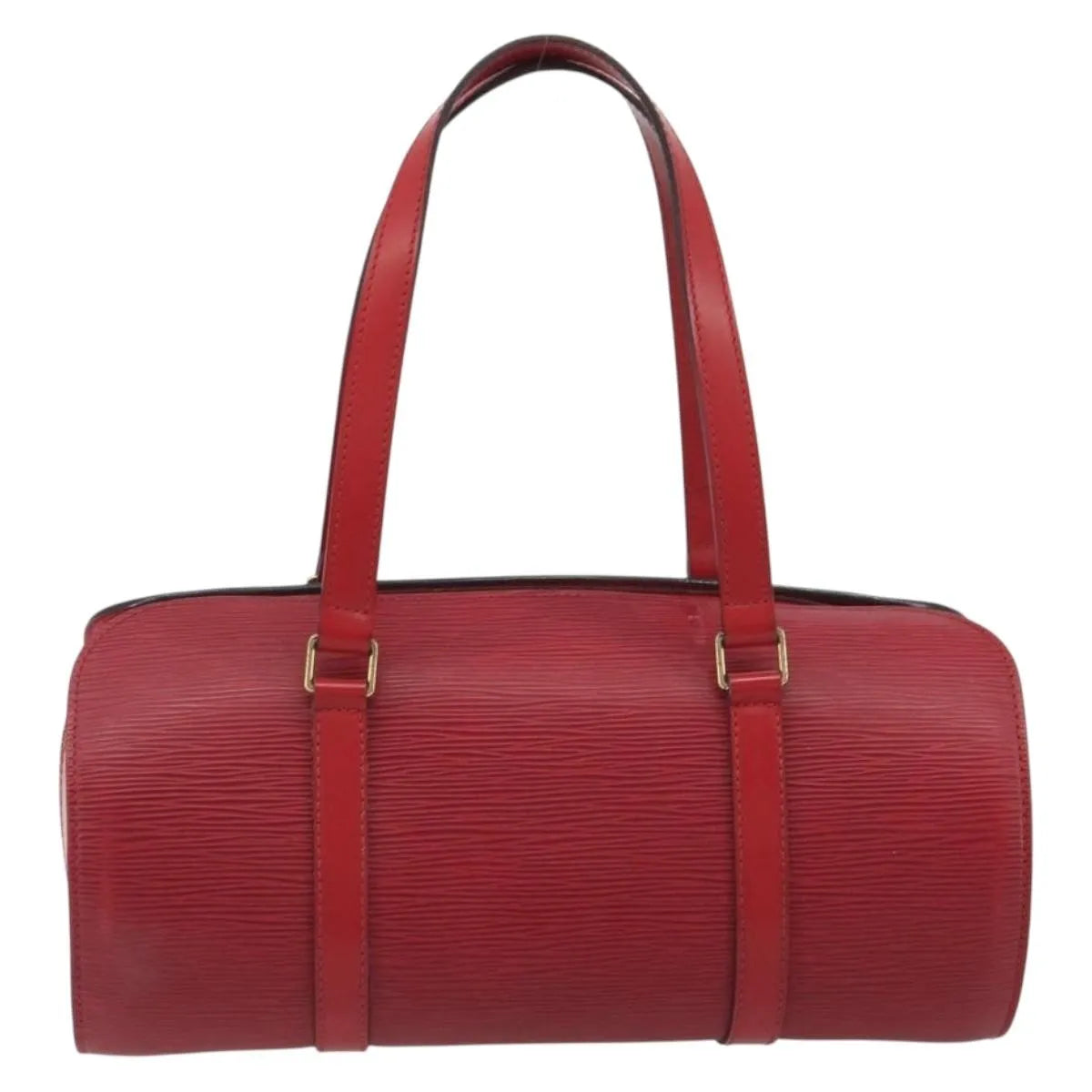 Louis Vuitton Soufflot Epi Leather Red Leather Handbag (Pre-Owned)