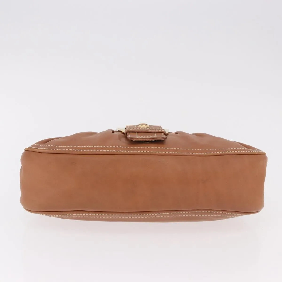 Celine Biker Boogie Satchel Leather Brown Leather Shoulder Bag Bag (Pre-Owned)