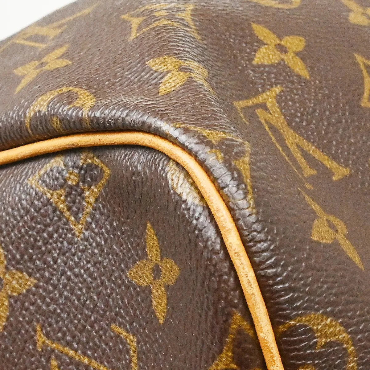 Louis Vuitton Keepall Bandouliere Bag Monogram Canvas Brown Canvas Travel Bag Bag (Pre-Owned)
