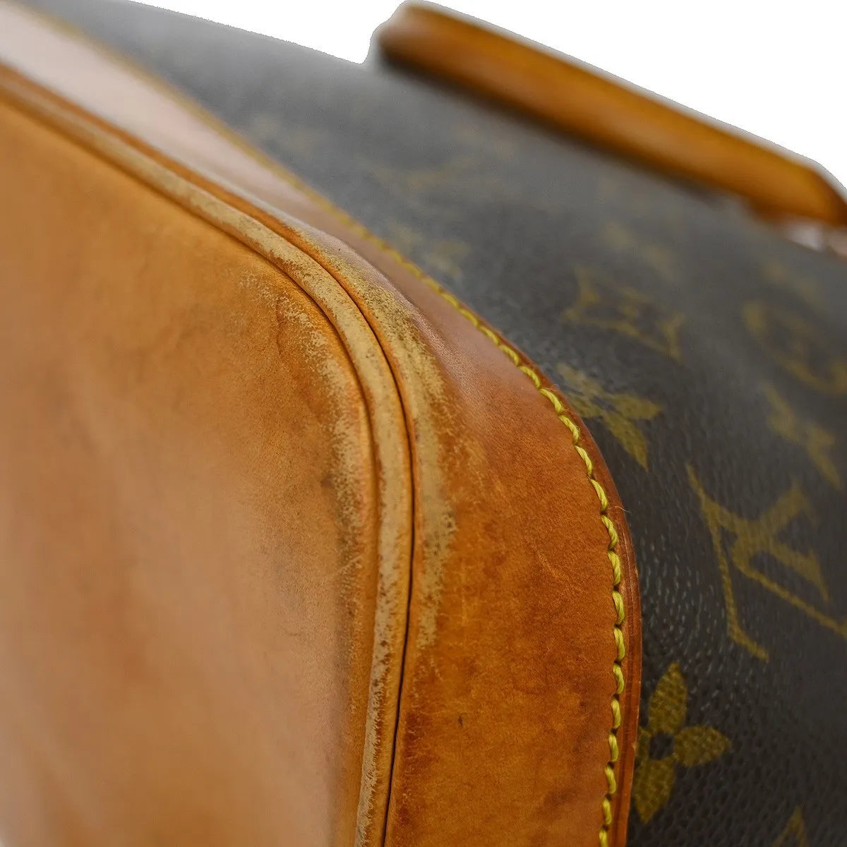 Louis Vuitton Alma Monogram Canvas Brown Canvas Handbag (Pre-Owned)