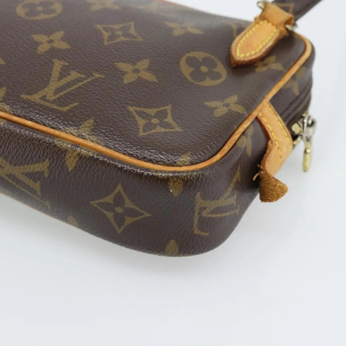 Louis Vuitton Pochette Marly Bandouliere Monogram Canvas Brown Canvas Clutche & Pouche Bag (Pre-Owned)