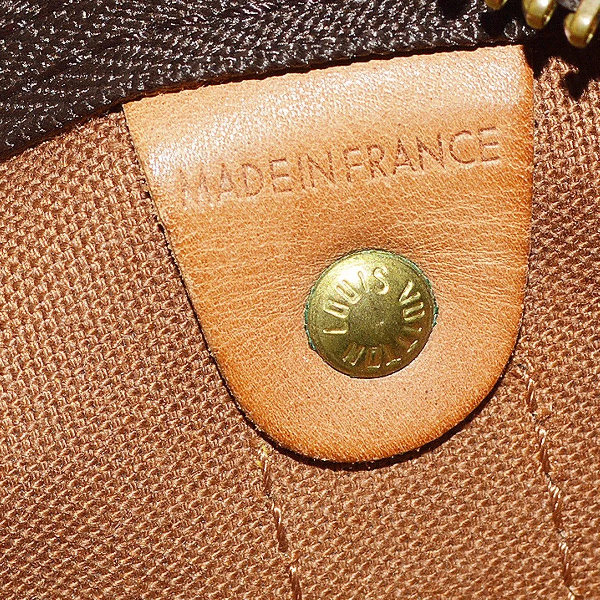 Louis Vuitton Keepall Monogram Canvas Brown Canvas Travel Bag Bag (Pre-Owned)