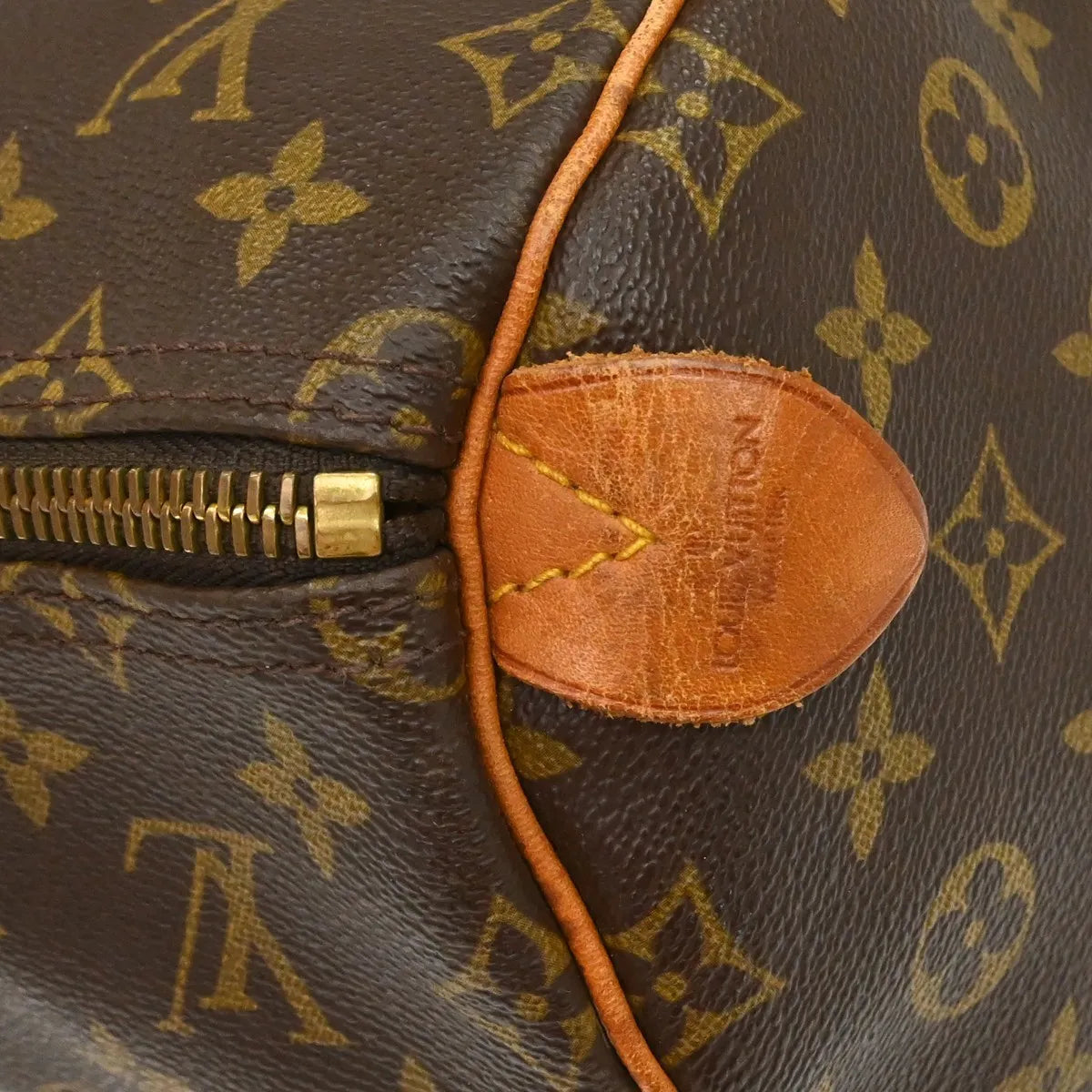 Louis Vuitton Keepall Monogram Canvas Brown Canvas Travel Bag Bag (Pre-Owned)