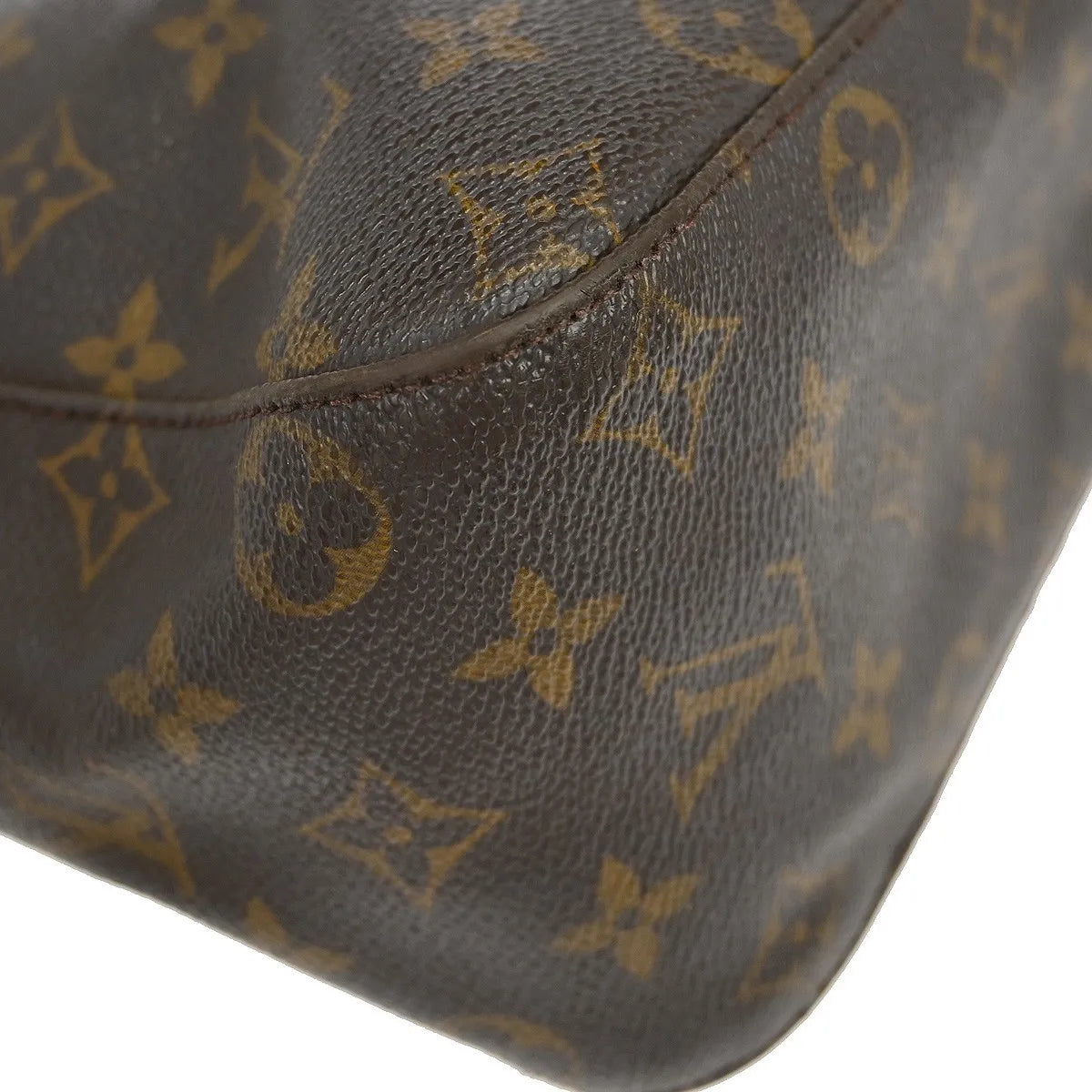Louis Vuitton Monogram Looping Handbag Monogram Canvas Brown Canvas Shoulder Bag Bag (Pre-Owned)