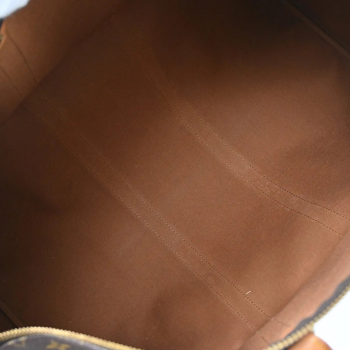 Louis Vuitton Keepall Monogram Brown Canvas Travel Bag Bag (Pre-Owned)