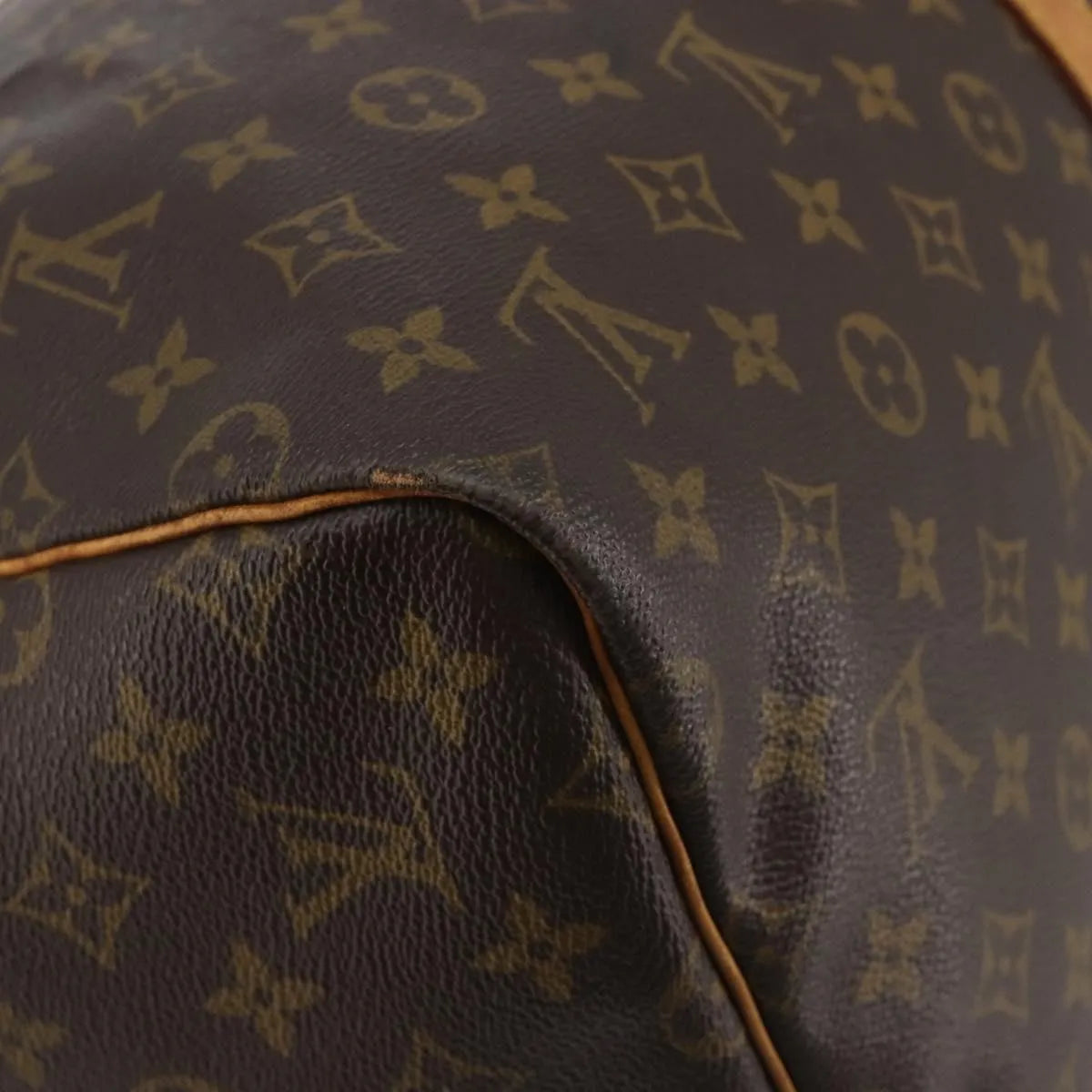 Louis Vuitton Keepall Monogram Canvas Brown Canvas Travel Bag Bag (Pre-Owned)