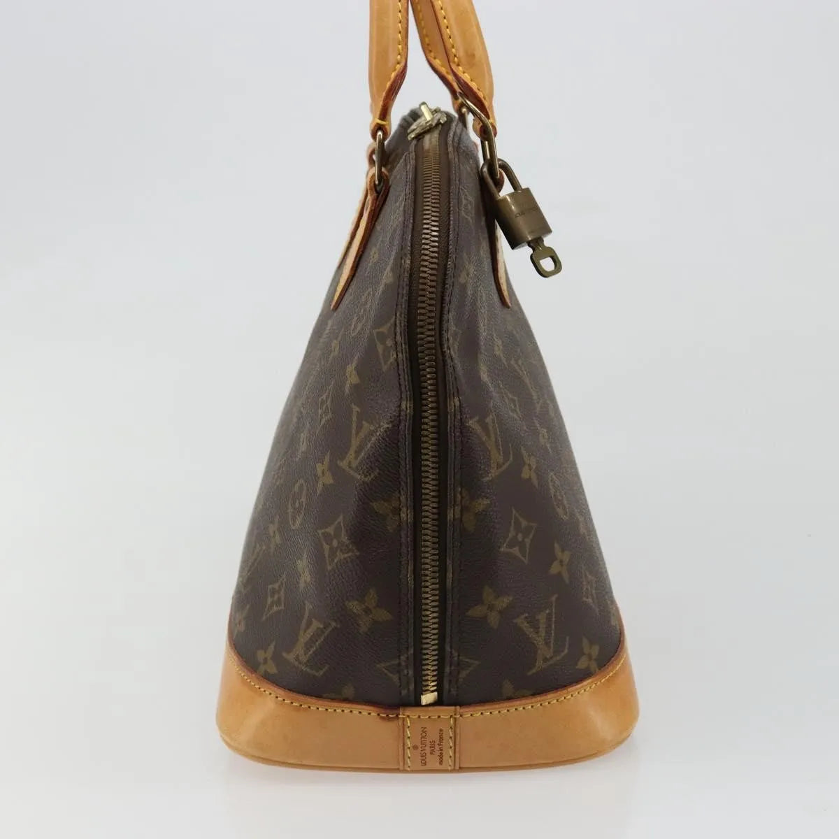 Louis Vuitton Alma Monogram Canvas Brown Canvas Handbag (Pre-Owned)