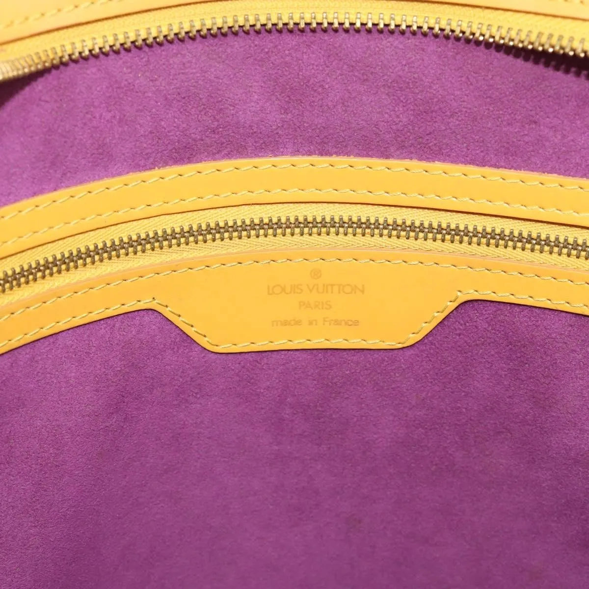 Louis Vuitton Saint Jacques Epi Yellow Leather Shoulder Bag Bag (Pre-Owned)
