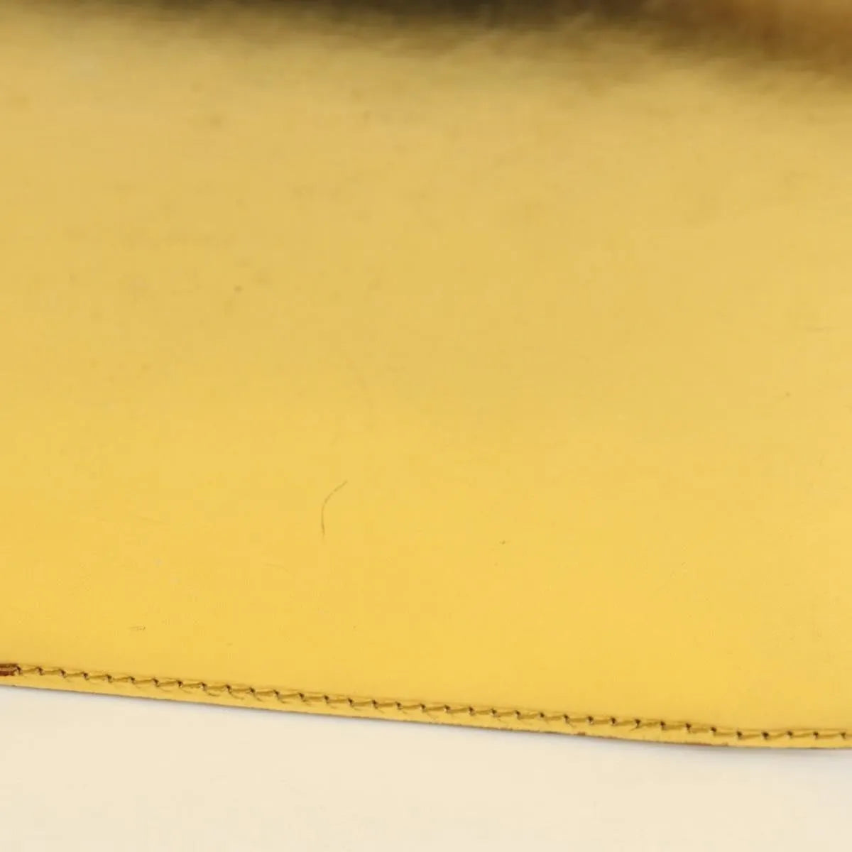 Celine Flap Shoulder Leather Gold Leather Shoulder Bag Bag (Pre-Owned)
