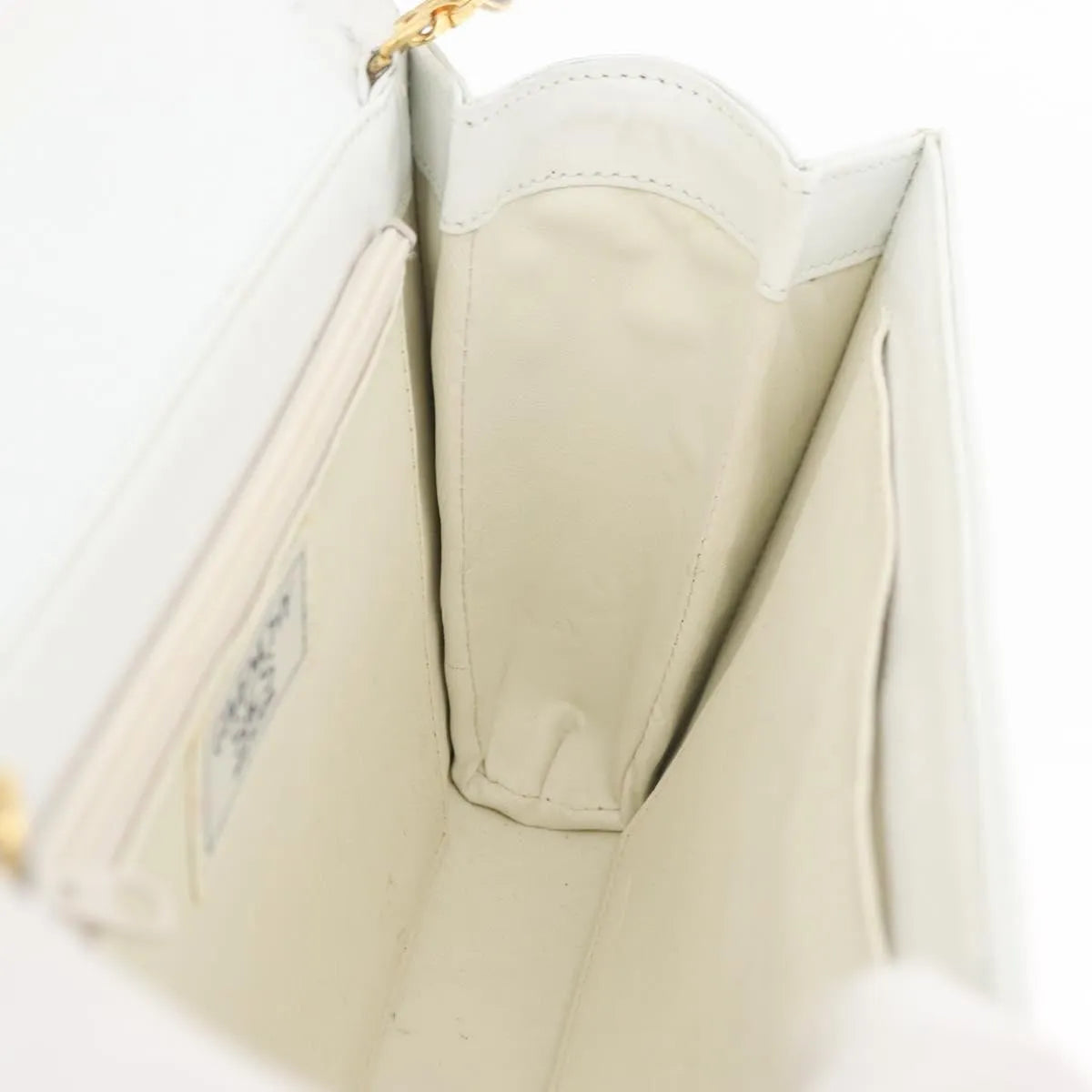 Givenchy Vintage 4G Leather White_Gold Leather Shoulder Bag Bag (Pre-Owned)