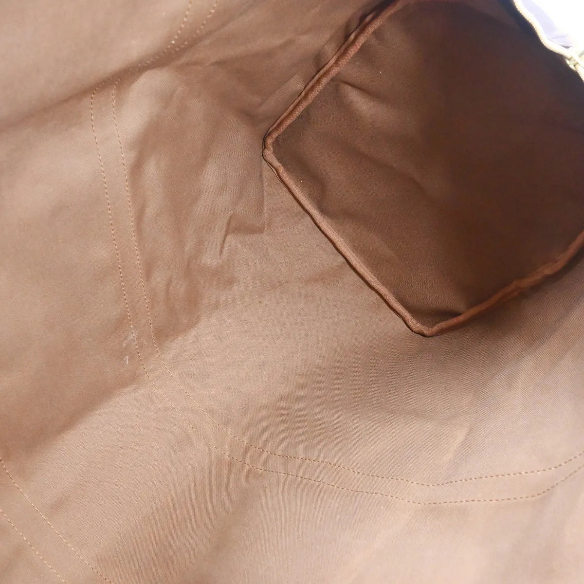Louis Vuitton Keepall Monogram Canvas Brown Canvas Travel Bag Bag (Pre-Owned)