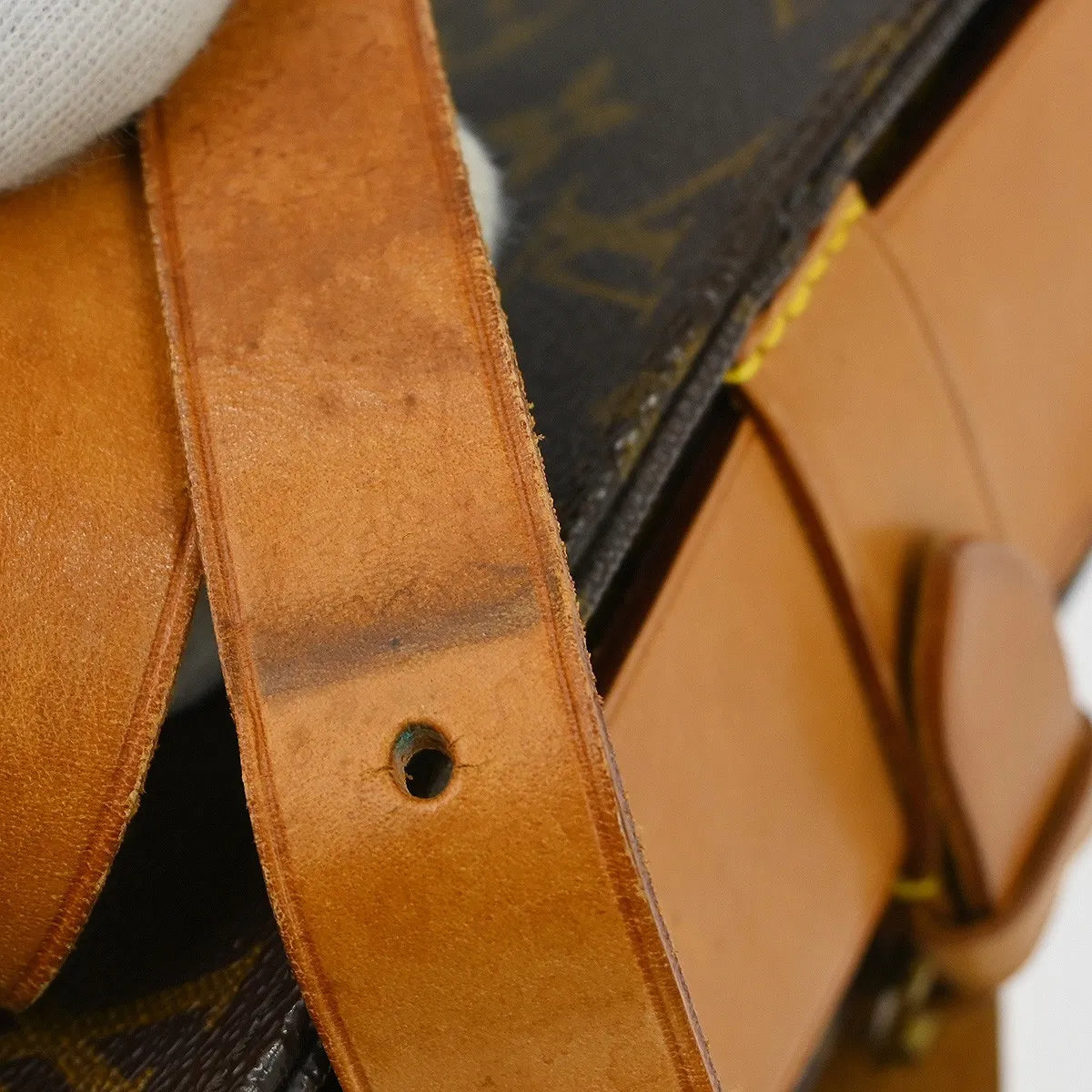 Louis Vuitton Cartouchiere Monogram Canvas Brown Canvas Shoulder Bag Bag (Pre-Owned)