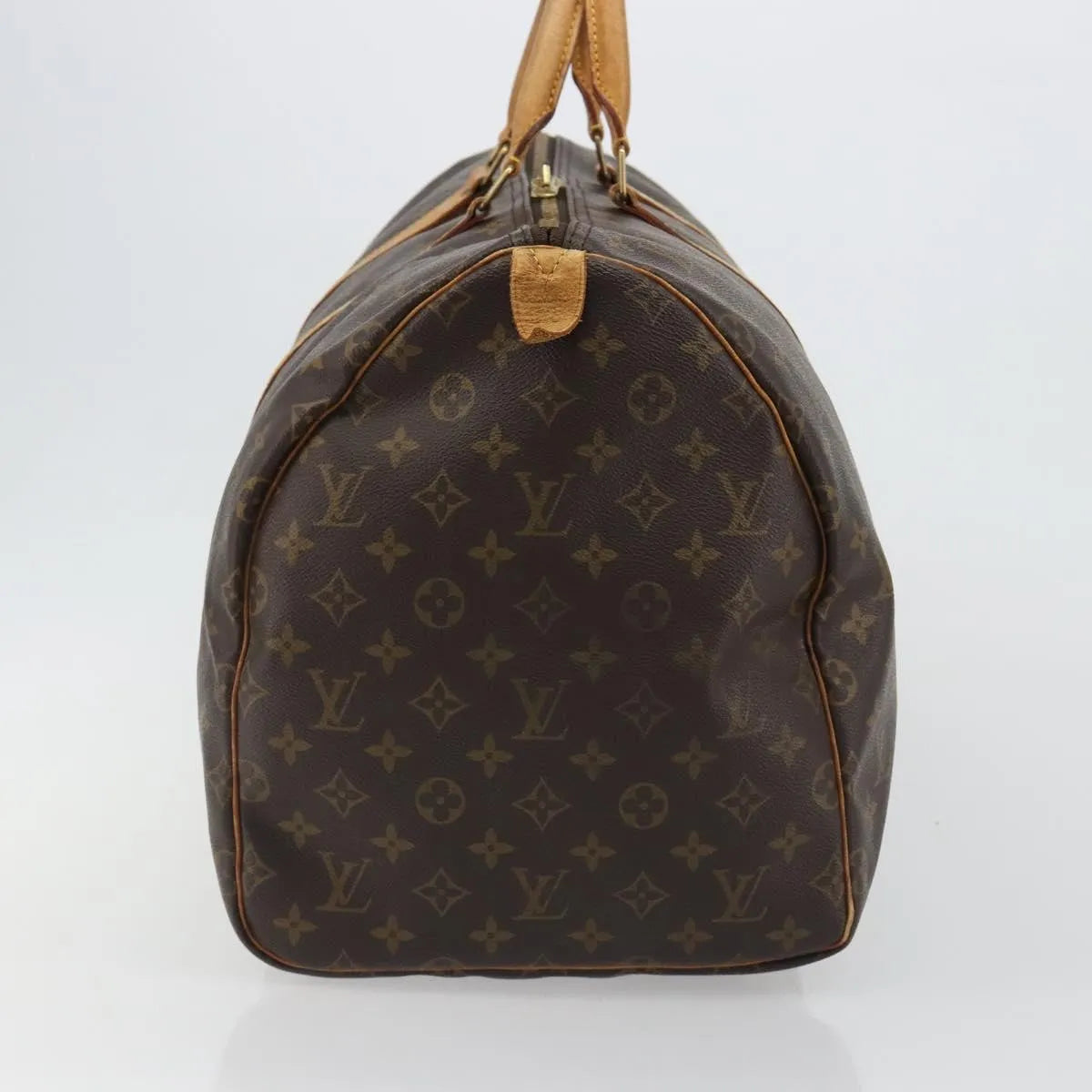 Louis Vuitton Keepall Monogram Canvas Brown Canvas Travel Bag Bag (Pre-Owned)