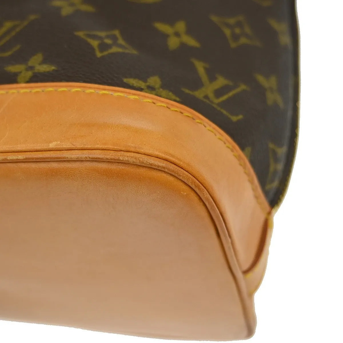 Louis Vuitton Vintage Alma Monogram Canvas Brown Canvas Handbag (Pre-Owned)