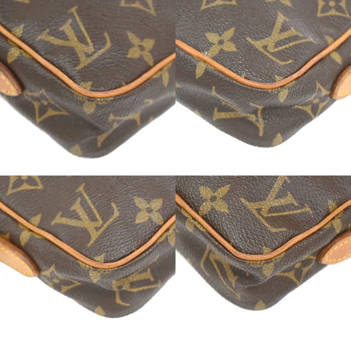 Louis Vuitton Danube Monogram Brown Canvas Shoulder Bag Bag (Pre-Owned)