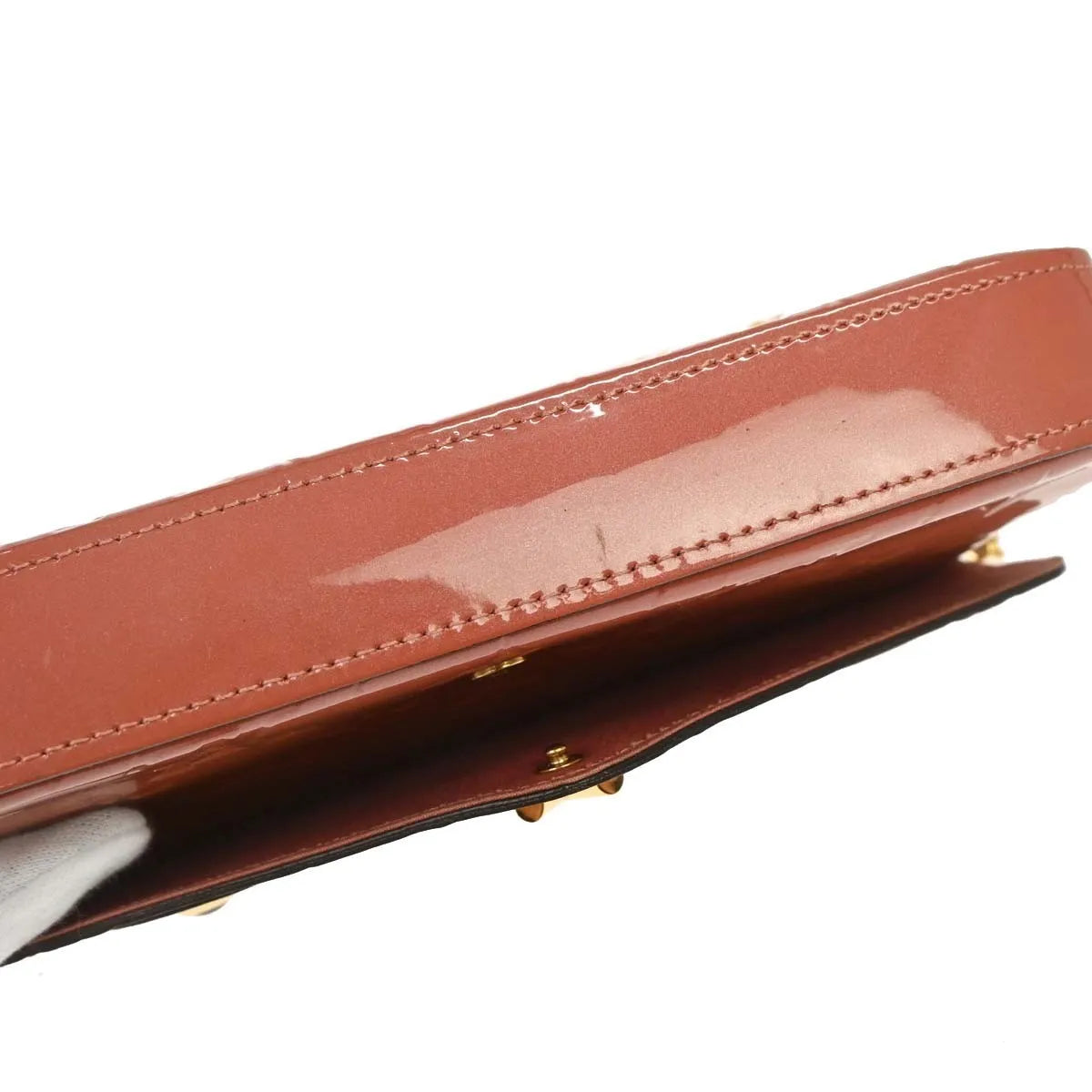 Louis Vuitton Felicie Pochette Limited Edition Valentine Dog Monogram Vernis Pink Patent_Leather Handbag (Pre-Owned)