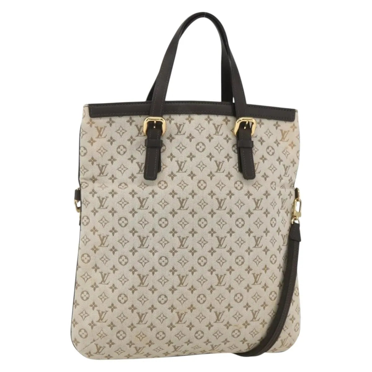 Louis Vuitton Francoise Mini Lin Khaki Canvas Tote Bag Bag (Pre-Owned)
