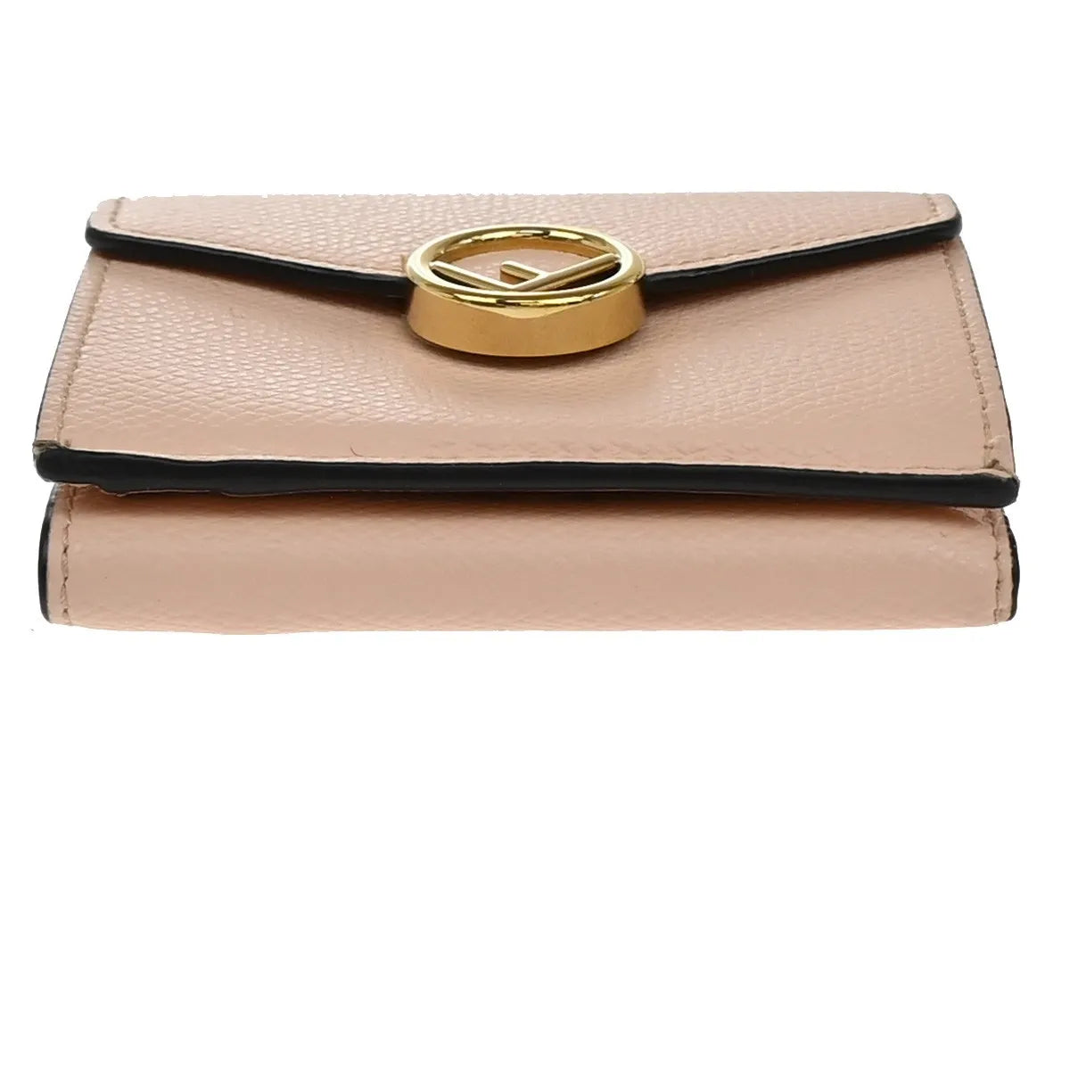 Fendi F Is Fendi Trifold Leather Pink Leather Wallets Accessory (Pre-Owned)