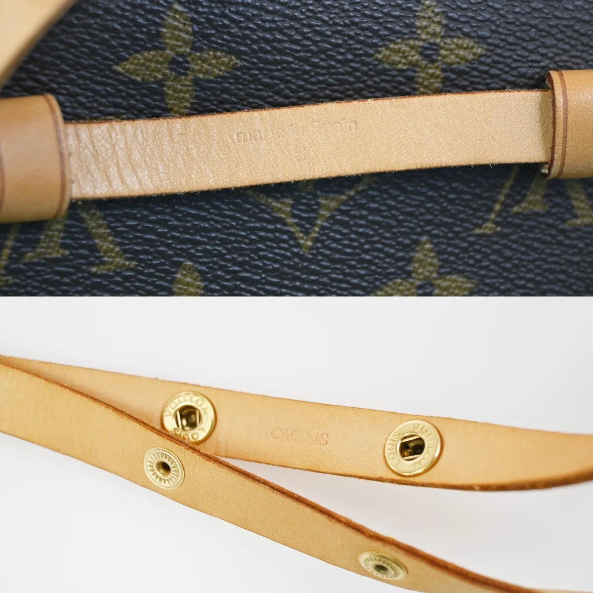 Louis Vuitton Florentine Waist Monogram Canvas Brown Canvas Clutche & Pouche Bag (Pre-Owned)
