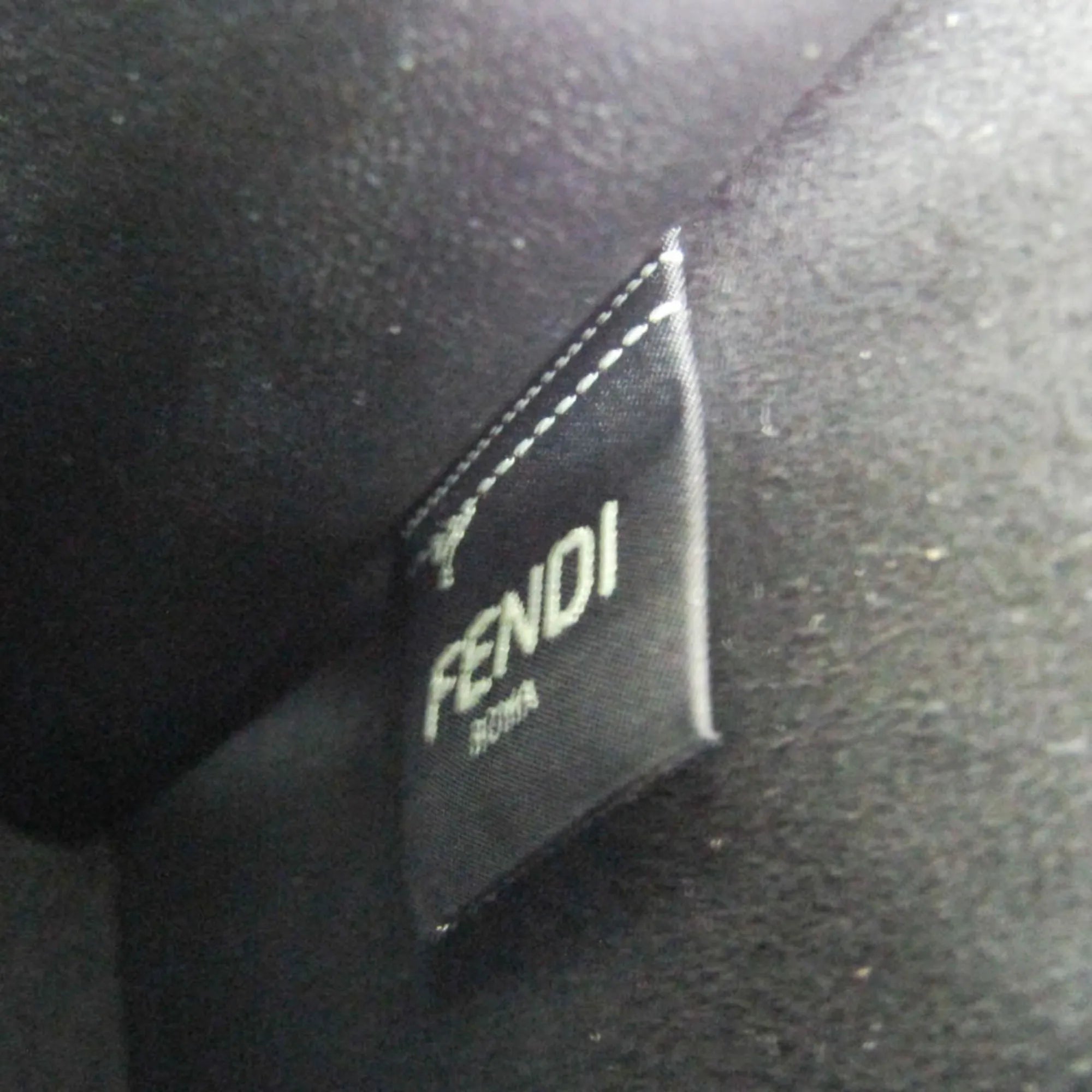 Fendi Logo Vertical Box Leather Pink Leather Shoulder Bag Bag (Pre-Owned)