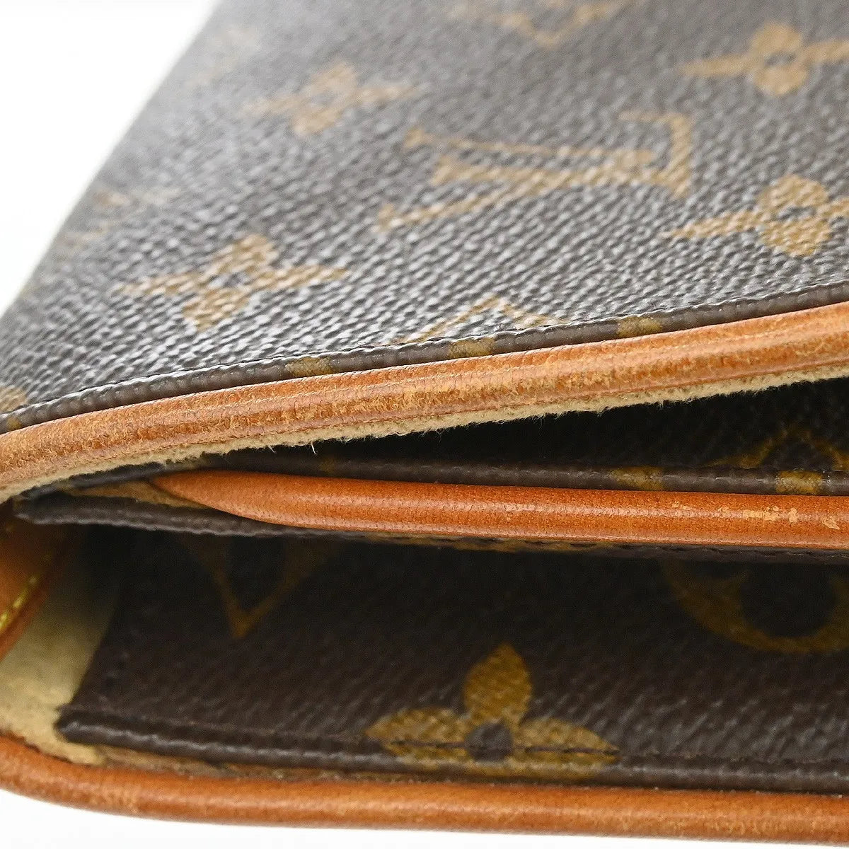 Louis Vuitton Twin Monogram Canvas Brown Canvas Clutche & Pouche Bag (Pre-Owned)