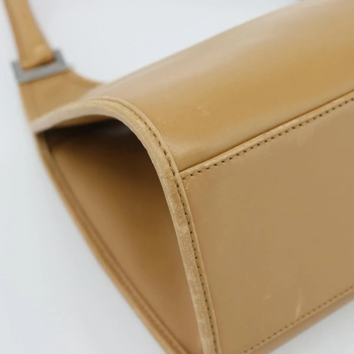 Gucci Piston Jackie O Hobo Leather Beige Leather Handbag (Pre-Owned)