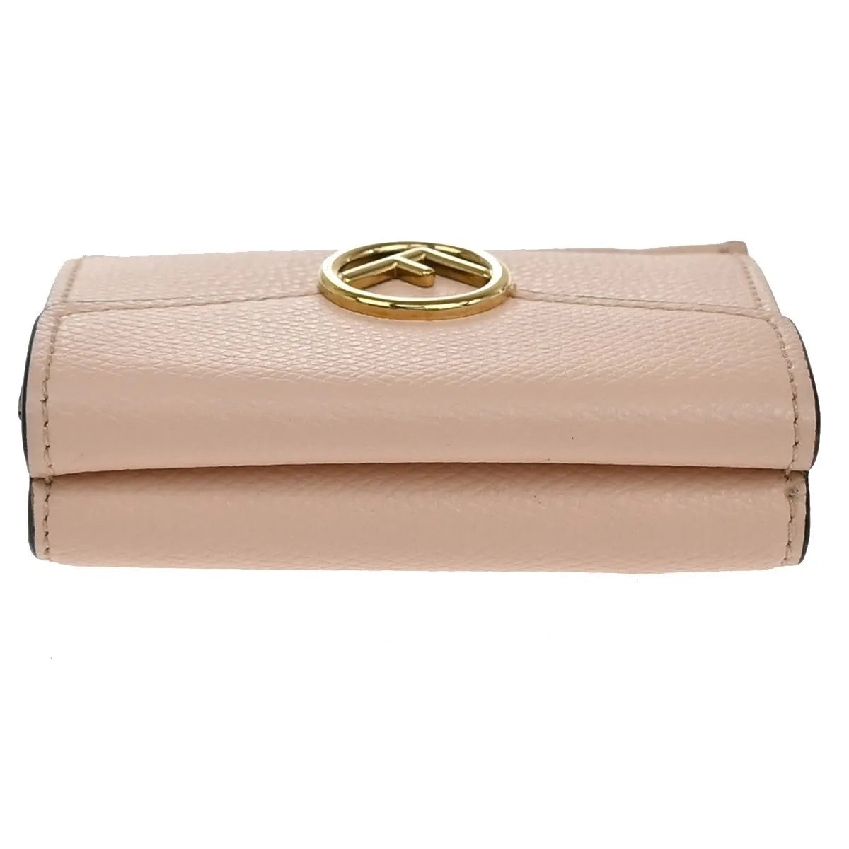 Fendi F Is Fendi Trifold Leather Pink Leather Wallets Accessory (Pre-Owned)