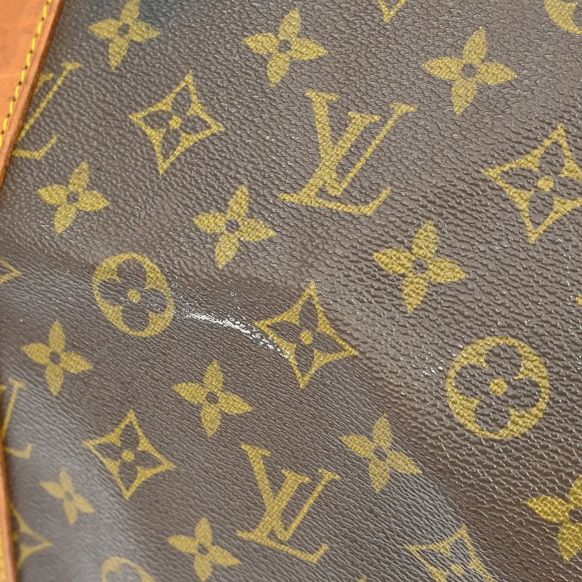 Louis Vuitton Keepall Bandouliere Monogram Canvas Brown Canvas Travel Bag Bag (Pre-Owned)