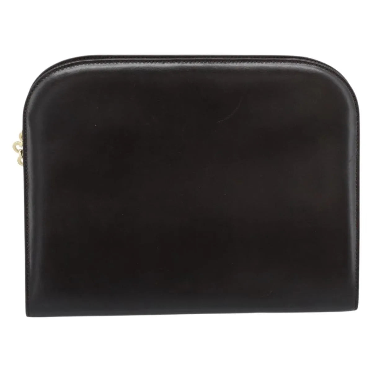 Salvatore Ferragamo Vintage Gancini Chain Leather Brown Leather Shoulder Bag Bag (Pre-Owned)
