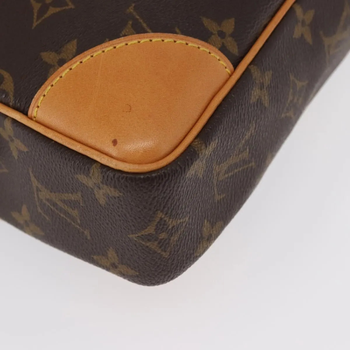 Louis Vuitton Porte Documents Voyage Monogram Canvas Brown Canvas Briefcase Bag (Pre-Owned)