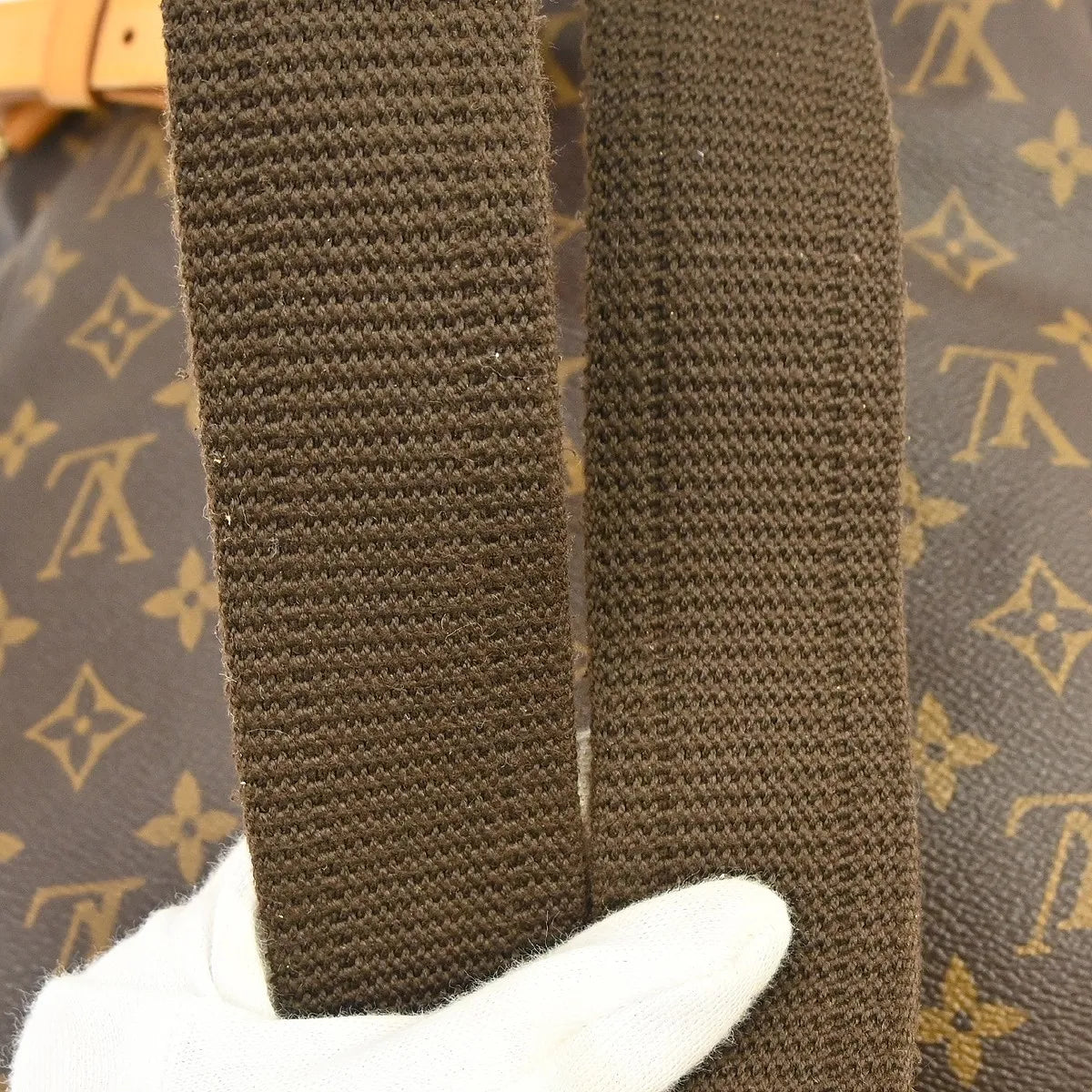 Louis Vuitton Vintage Montsouris Monogram Canvas Brown Canvas Backpack Bag (Pre-Owned)