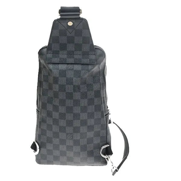 Louis Vuitton Avenue Sling Damier Graphite Gray Canvas Shoulder Bag Bag (Pre-Owned)