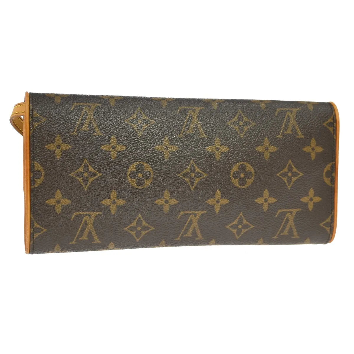 Louis Vuitton Twin Monogram Canvas Brown Canvas Clutche & Pouche Bag (Pre-Owned)
