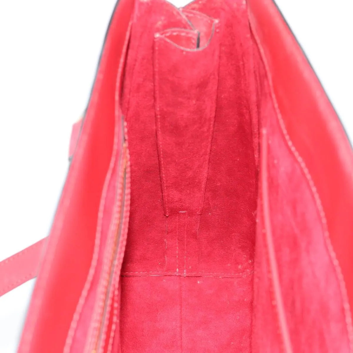 Louis Vuitton Duplex Epi Leather Red Leather Shoulder Bag Bag (Pre-Owned)