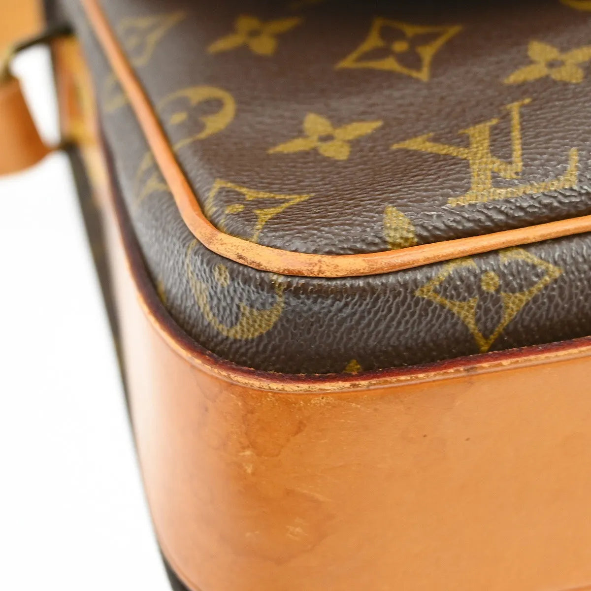 Louis Vuitton Cartouchiere Monogram Canvas Brown Canvas Shoulder Bag Bag (Pre-Owned)