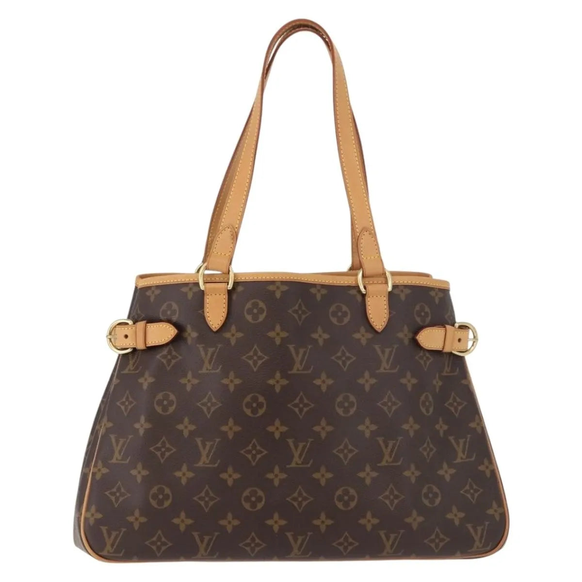 Louis Vuitton Batignolles Monogram Canvas Brown Canvas Shoulder Bag Bag (Pre-Owned)