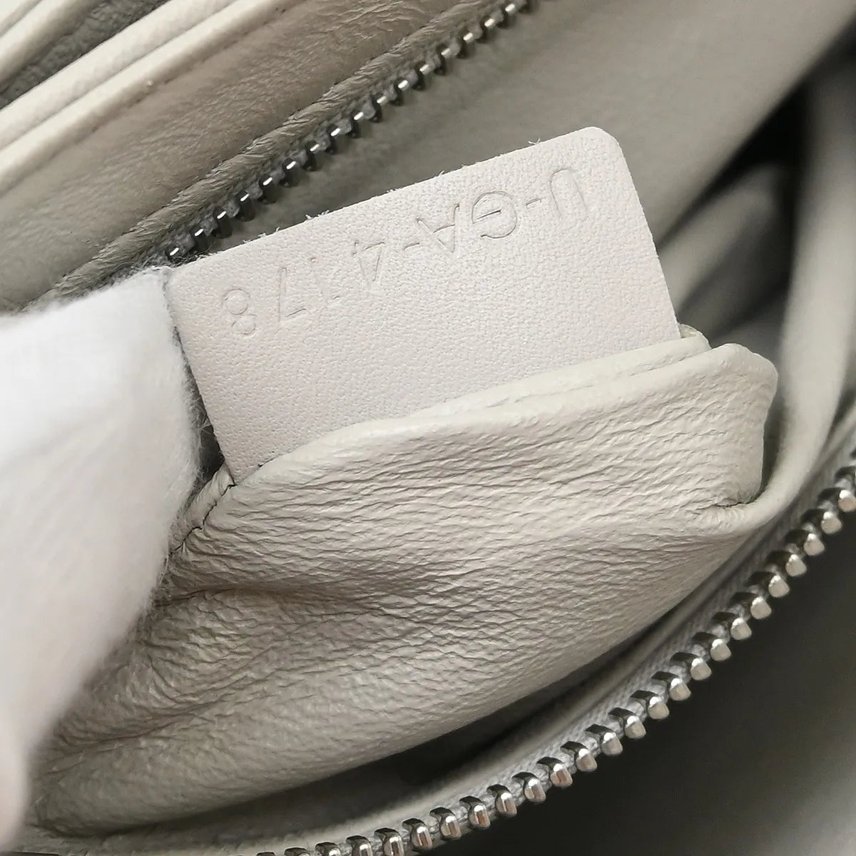 Celine C Bag Leather Gray Leather Shoulder Bag Bag (Pre-Owned)