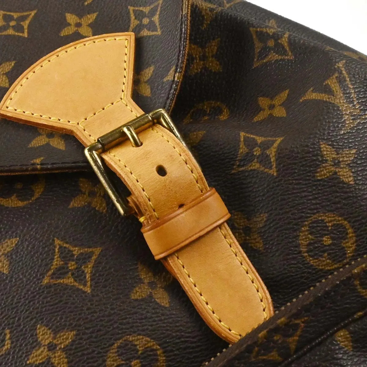 Louis Vuitton Vintage Montsouris Monogram Canvas Brown Canvas Backpack Bag (Pre-Owned)