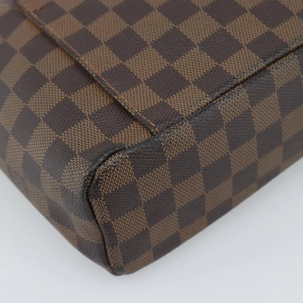 Louis Vuitton Olav Damier Brown Canvas Shoulder Bag Bag (Pre-Owned)