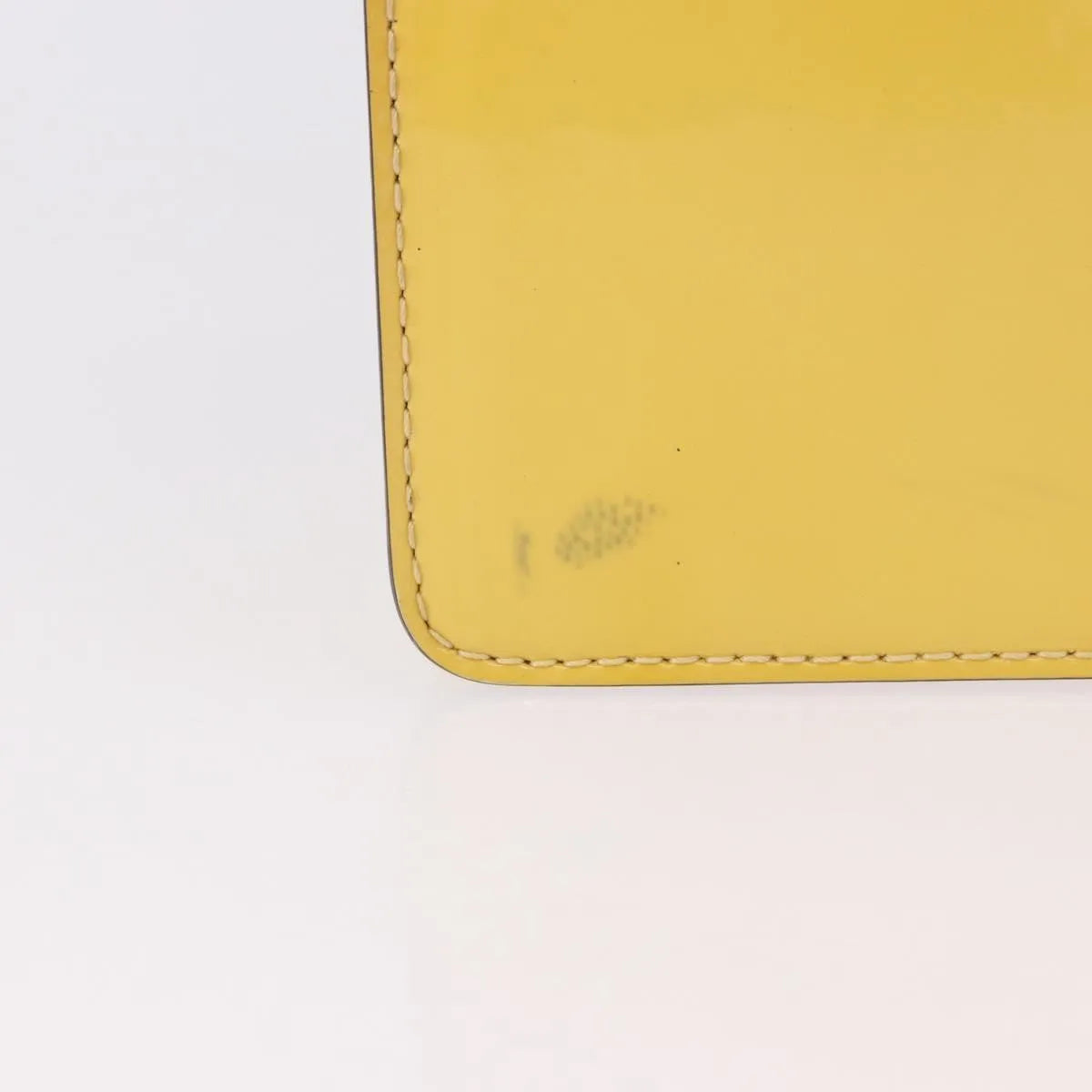 Louis Vuitton Monceau Vernis Yellow Patent_Leather Handbag (Pre-Owned)